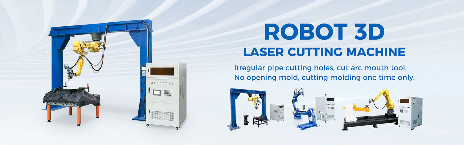 3D 6-Axis Robot Laser Cutting Machines